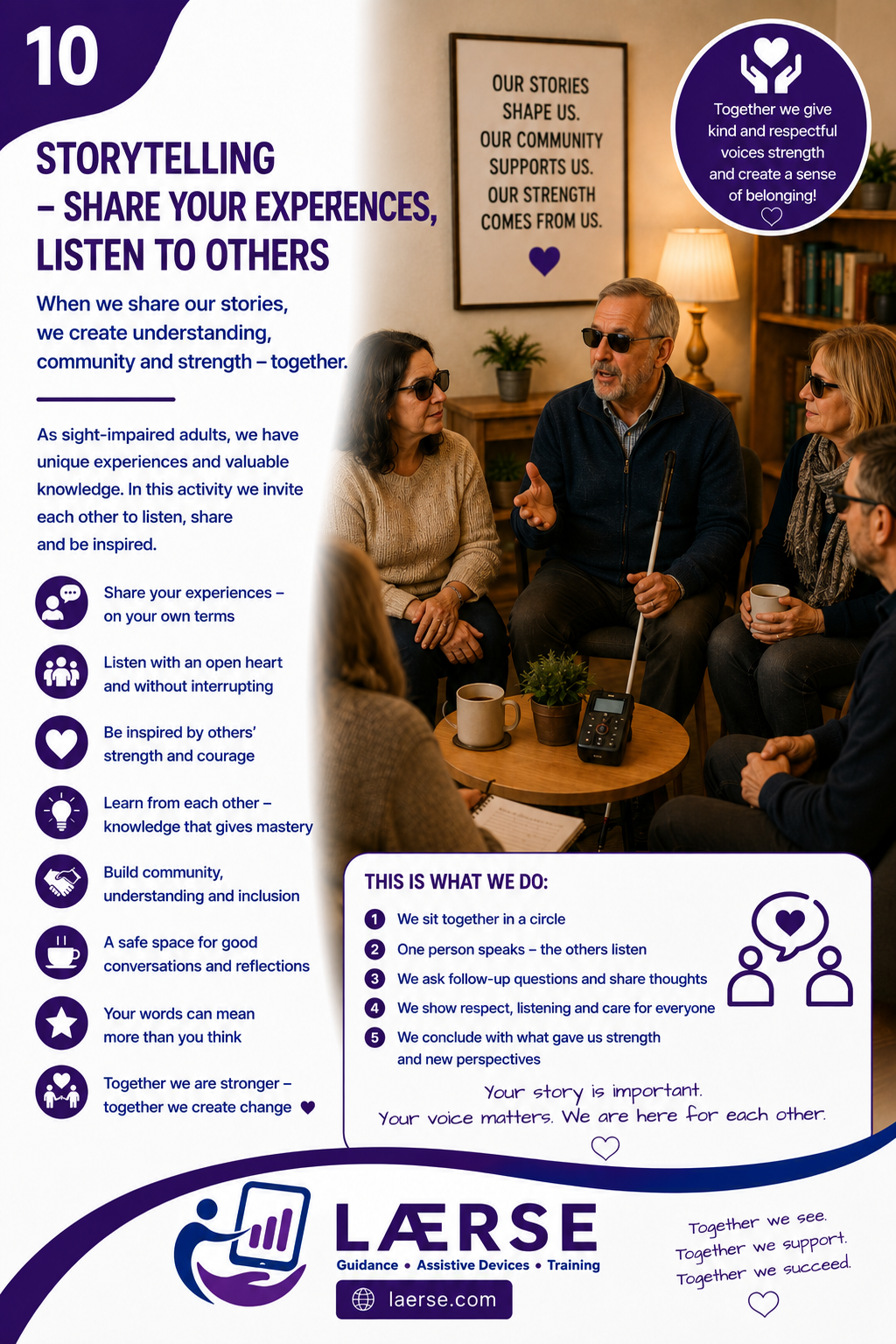 Storytelling – share your experiences