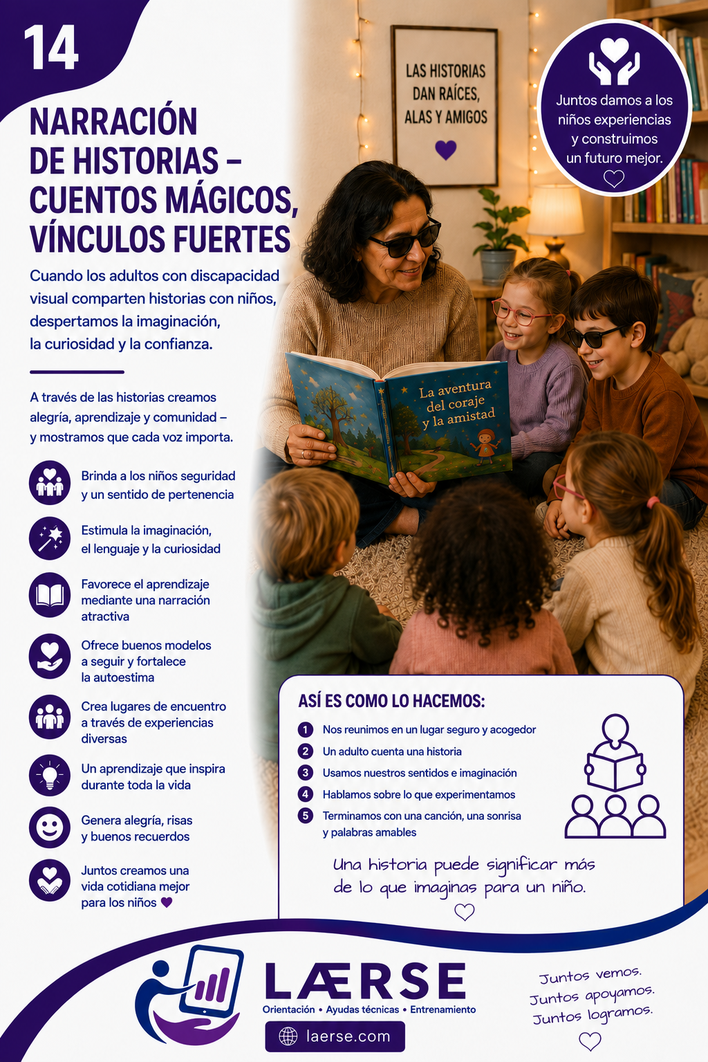 Cuentacuentos – historias mágicas, vínculos fuertes