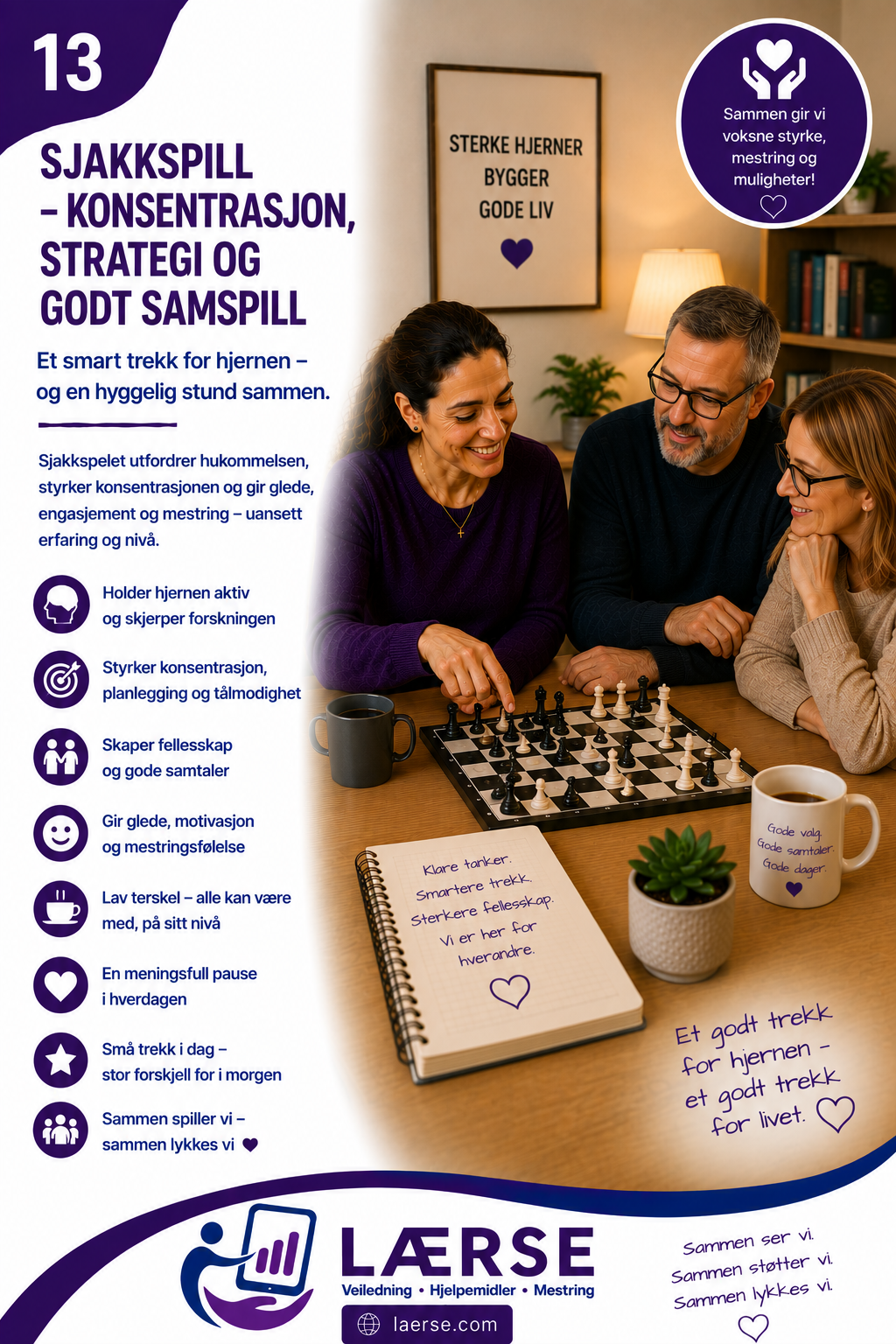Sjakkspill – konsentrasjon og strategi