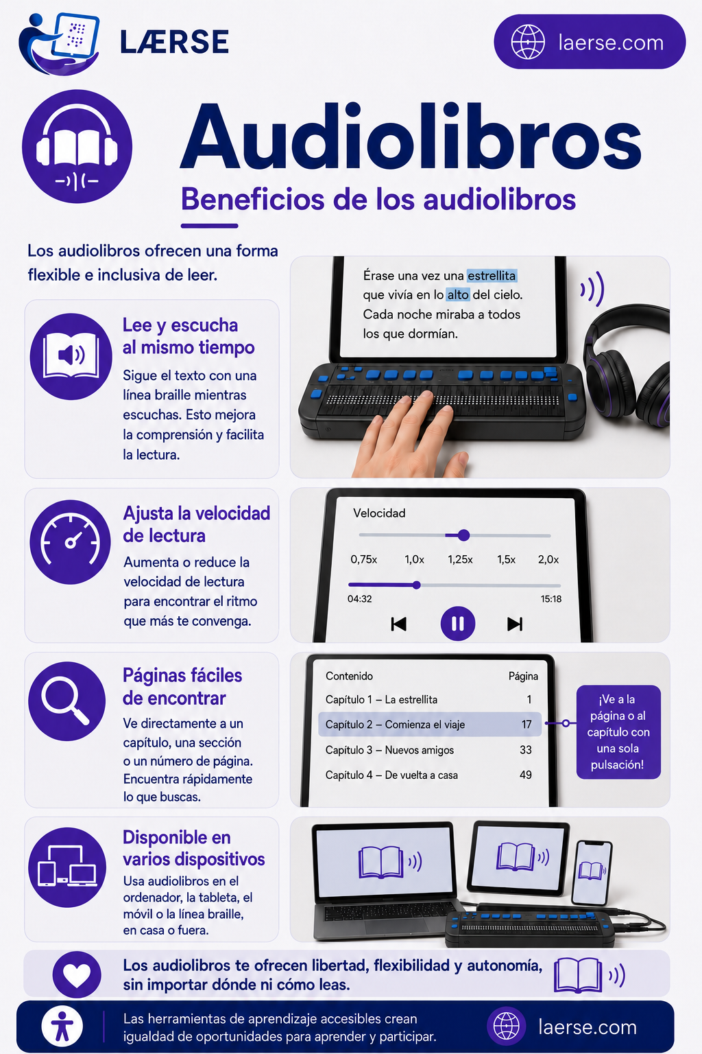 Beneficios de los audiolibros