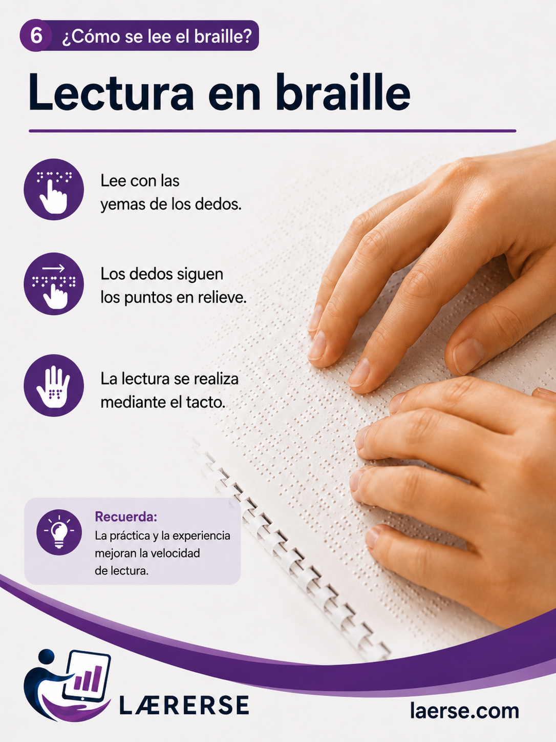 Lectura en braille