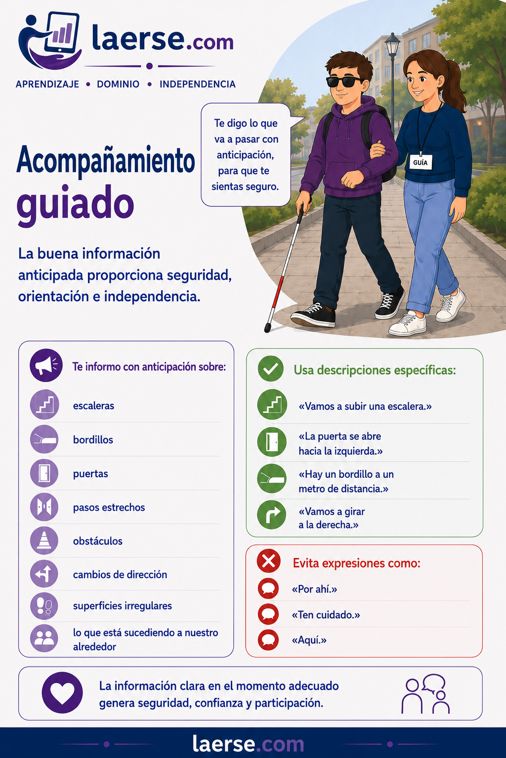 Los compañeros pueden guiar